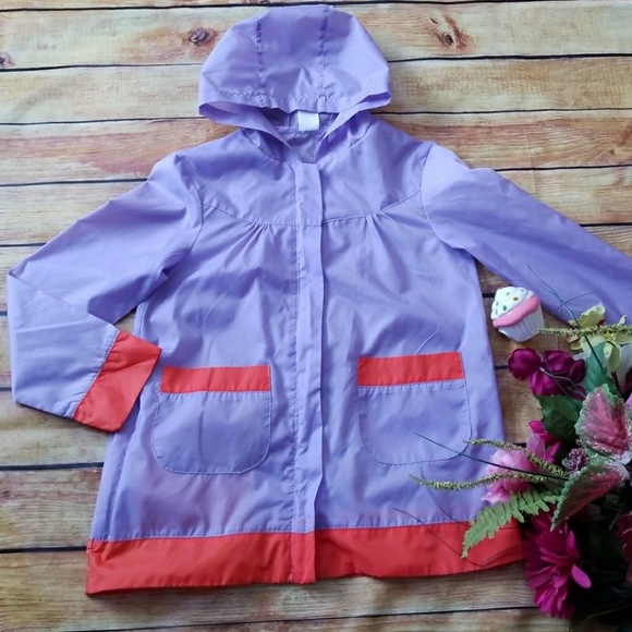 girls rain jacket size 7